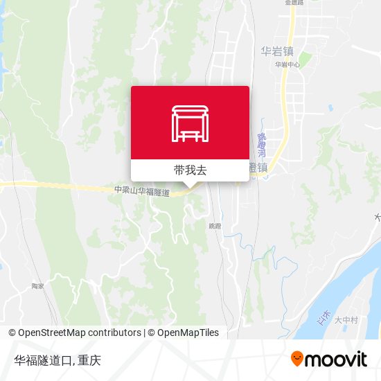 华福隧道口地图