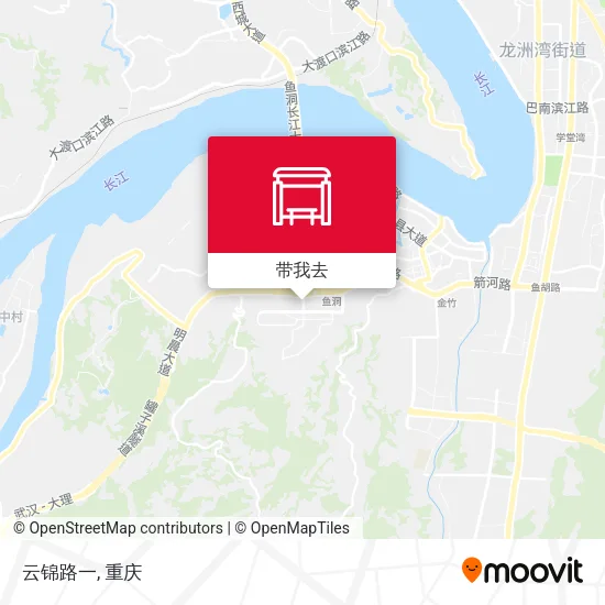云锦路一地图