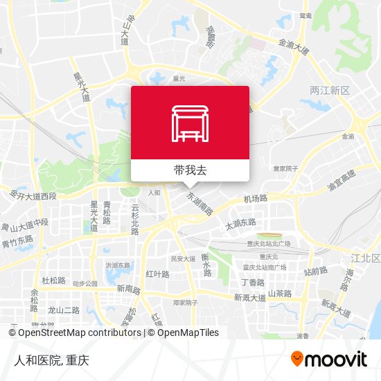 人和医院地图