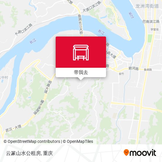 云篆山水公租房地图