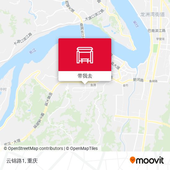 云锦路1地图
