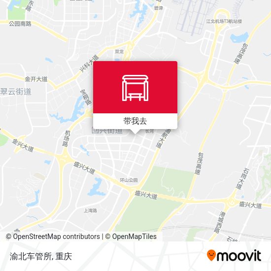 渝北车管所地图