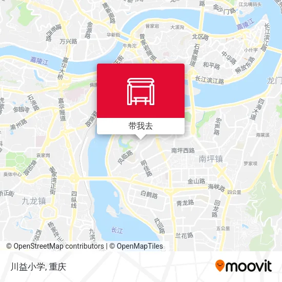 川益小学地图