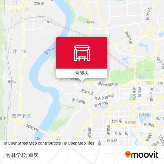 竹林学校地图
