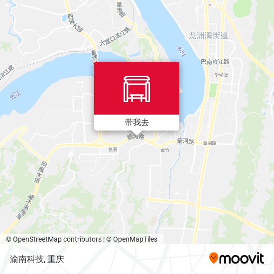 渝南科技地图