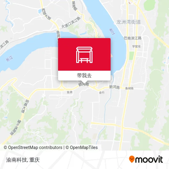渝南科技地图