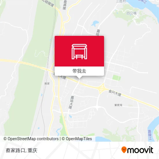 蔡家路口地图