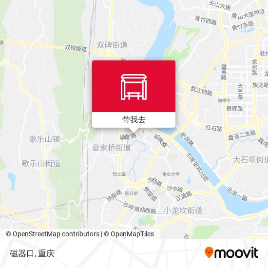 磁器口地图