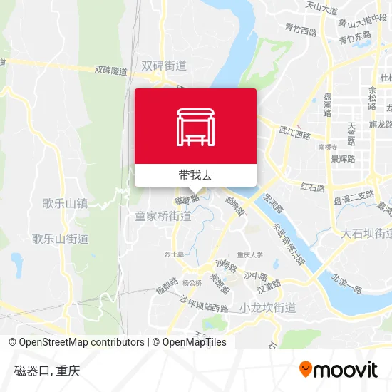 磁器口地图