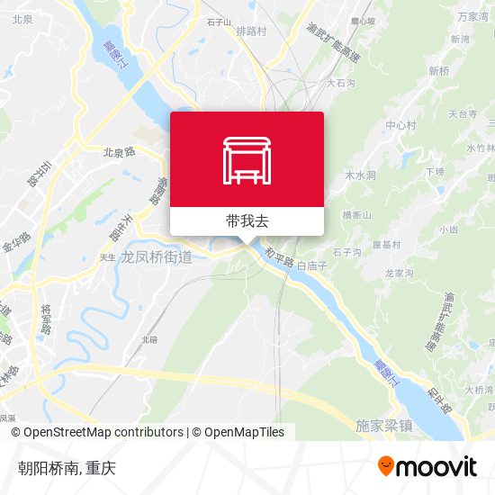 朝阳桥南地图