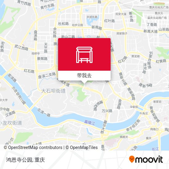 鸿恩寺公园地图