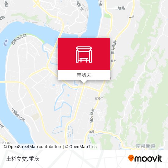 土桥立交地图