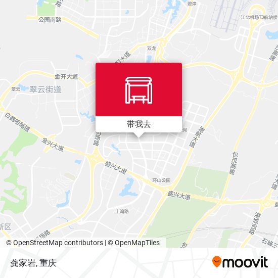 龚家岩地图