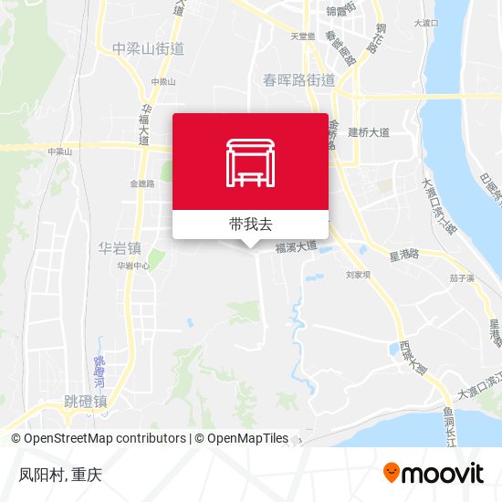 凤阳村地图