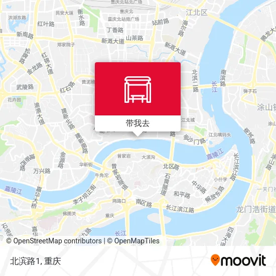 北滨路1地图