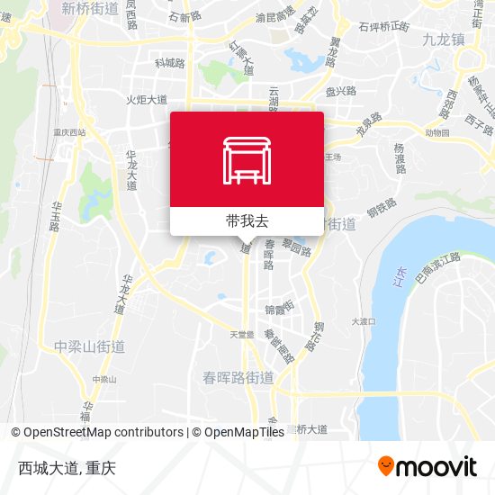 西城大道地图