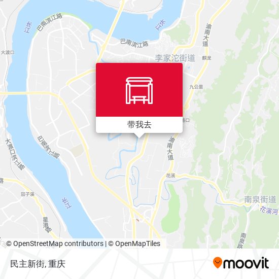 民主新街地图