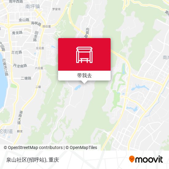 泉山社区(招呼站)地图