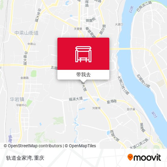 轨道金家湾地图