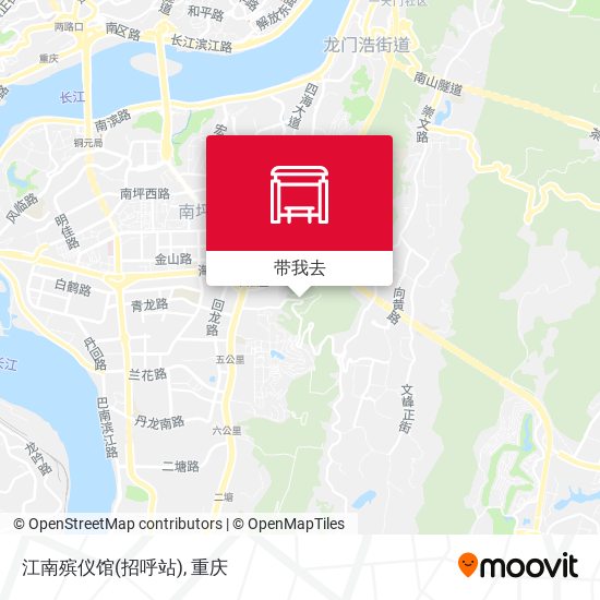 江南殡仪馆(招呼站)地图