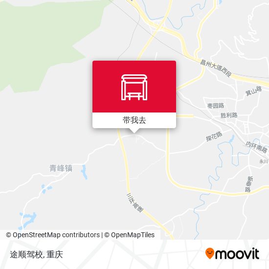 途顺驾校地图
