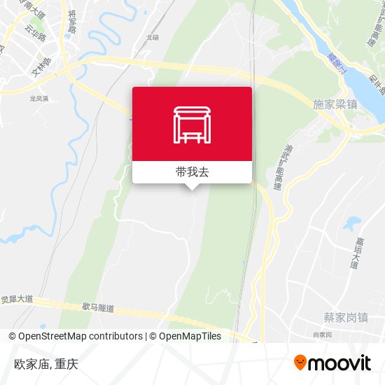欧家庙地图