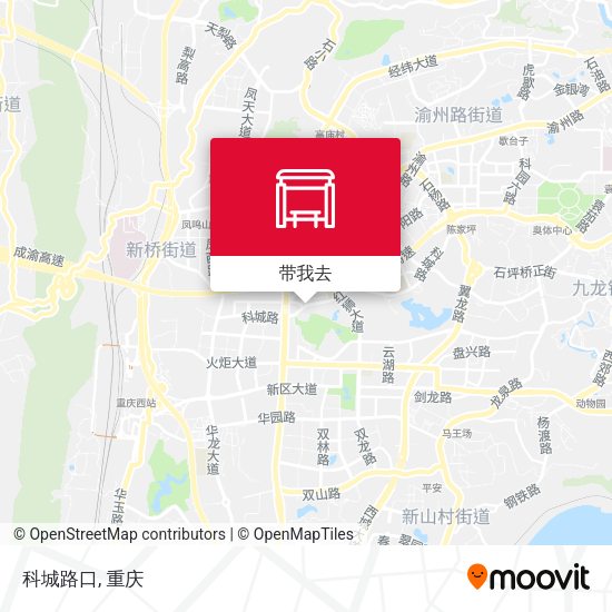 科城路口地图