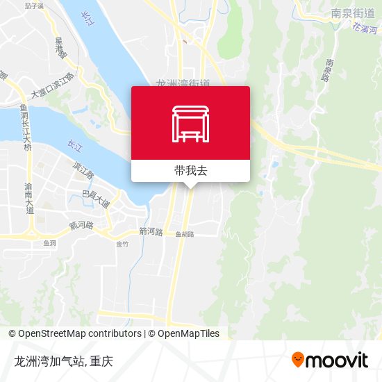 龙洲湾加气站地图