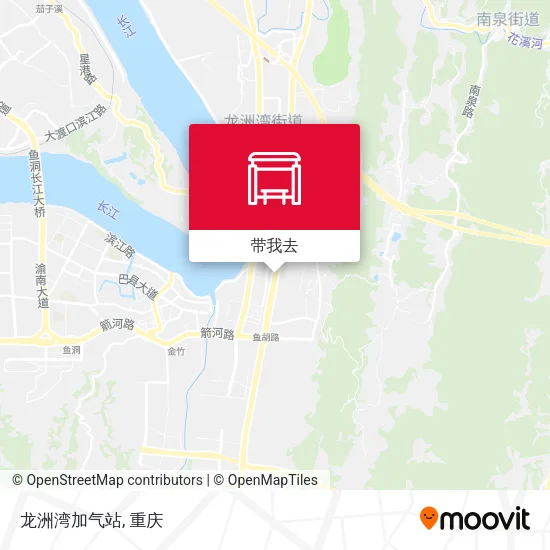 龙洲湾加气站地图
