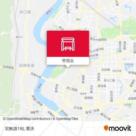 宏帆路1站地图