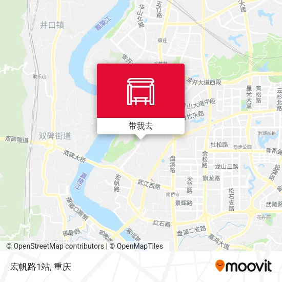 宏帆路1站地图