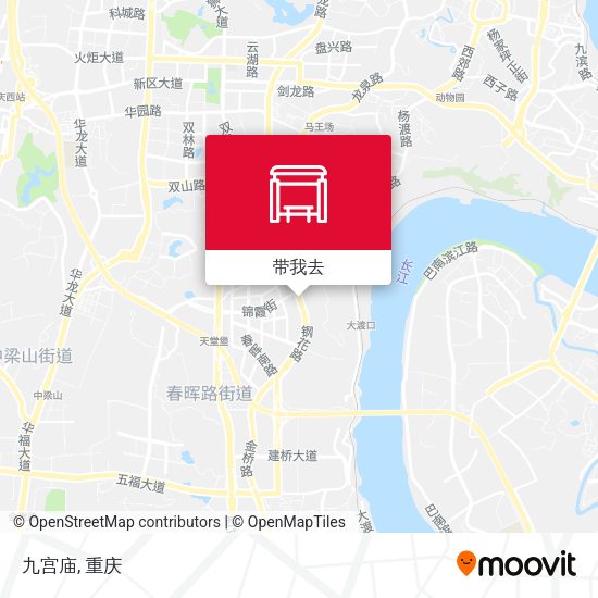 九宫庙地图