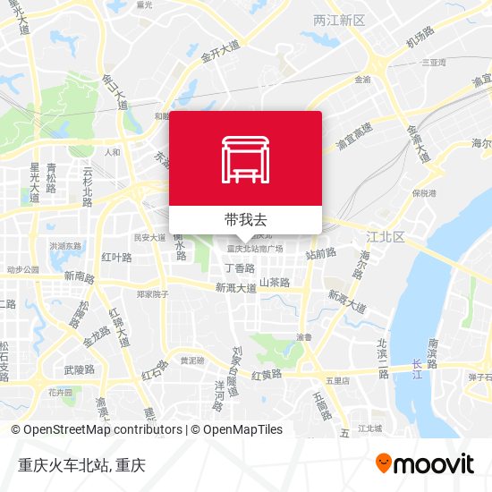 重庆火车北站地图