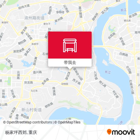 杨家坪西郊地图