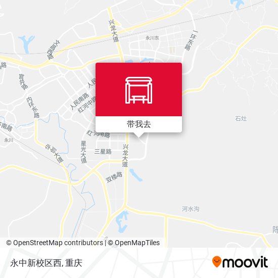 永中新校区西地图