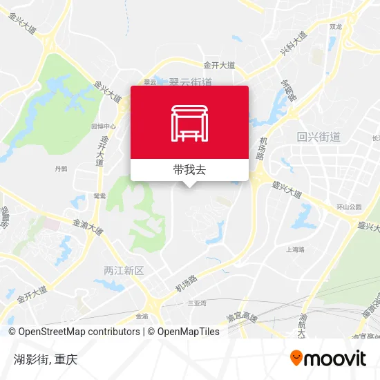 湖影街地图