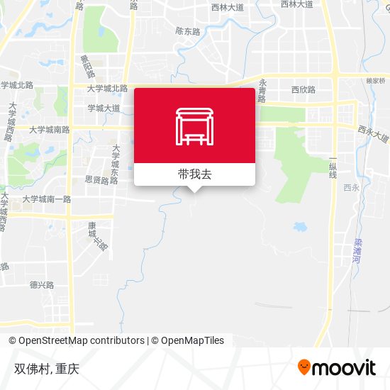 双佛村地图