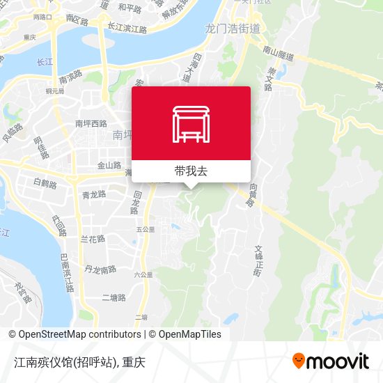 江南殡仪馆(招呼站)地图