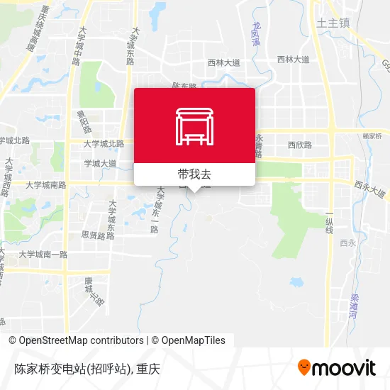 陈家桥变电站(招呼站)地图