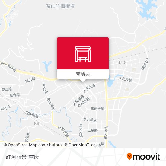 红河丽景地图