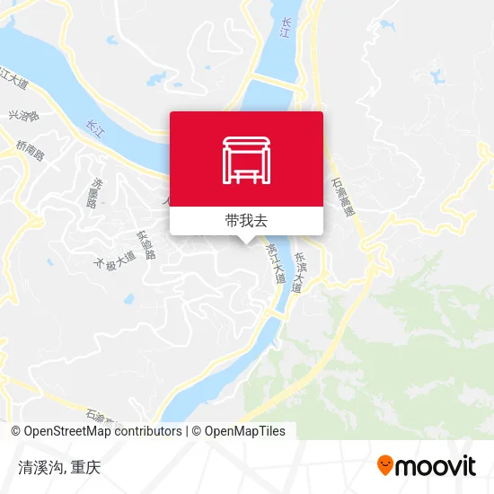 清溪沟地图