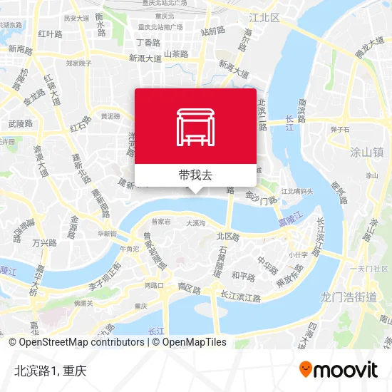 北滨路1地图