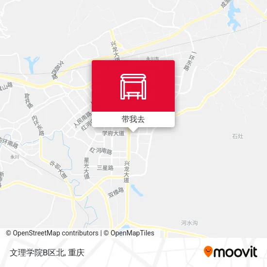 文理学院B区北地图