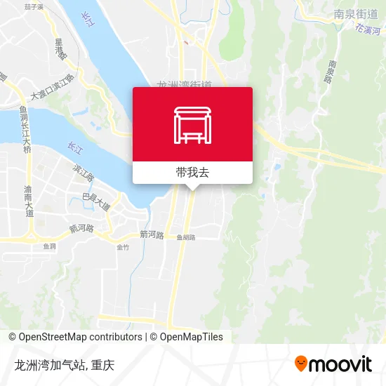 龙洲湾加气站地图