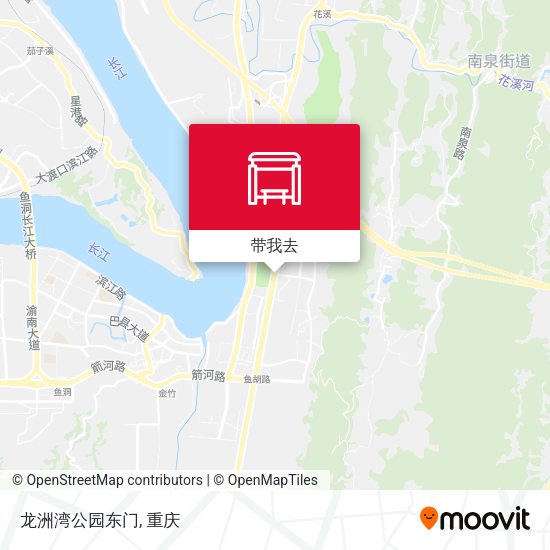 龙洲湾公园东门地图
