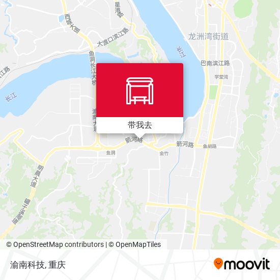 渝南科技地图