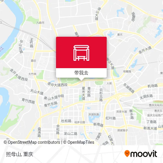 照母山地图