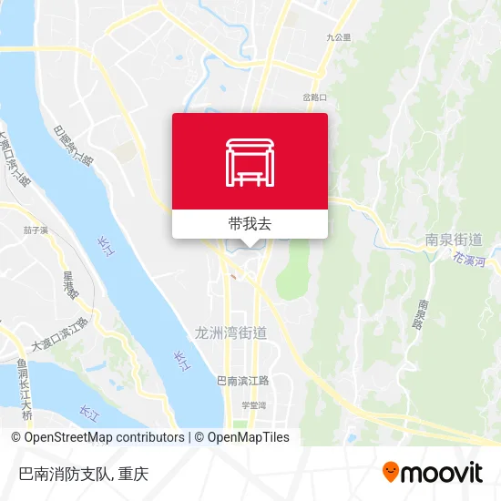 巴南消防支队地图