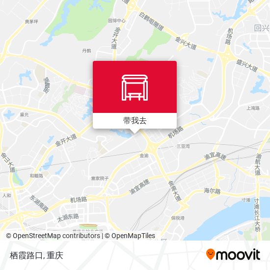 栖霞路口地图