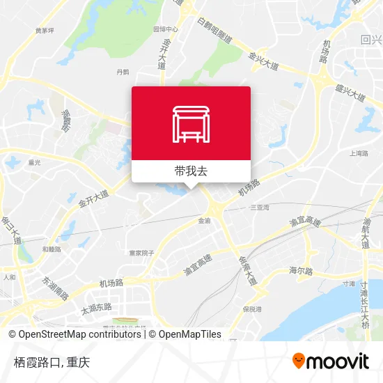 栖霞路口地图